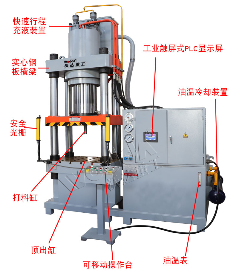 300噸冷擠壓成型液壓(yā)機