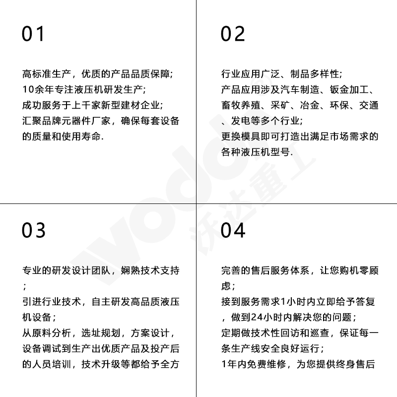 衆多企業選(xuǎn)擇沃(wò)達重工的4大理由